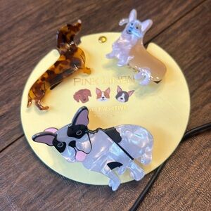 Corgi , Boston Terrier, Dachshund NEW Hair Clip
